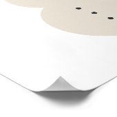 Hoffnung Liebe. Christmas Snowman Prints Posters Poster (Ecke)