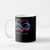 Hoffnung Liebe Fibromyalgie Bewusstsein 2 Kaffeetasse (Links)