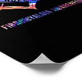 Hoffnung Liebe Fibromyalgie Bewusstsein 2 Poster (Ecke)