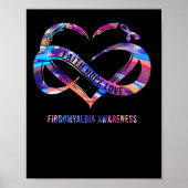Hoffnung Liebe Fibromyalgie Bewusstsein 2 Poster (Vorne)