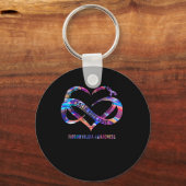 Hoffnung Liebe Fibromyalgie Bewusstsein 2 Schlüsselanhänger (Vorderseite)