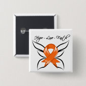 Hoffnung Liebe Glaubensschmetterling - Multiple Sk Button (Vorne & Hinten)