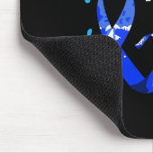 Hoffnung Liebe ich trage Blau für Hydrocephalus Se Mousepad (Ecke)