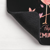 Hoffnung Liebe Rosa Flamingo Brust Leukämie Bewuss Mousepad (Ecke)