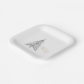 Hoffnung Liebe. Weihnachtspapier-Teller Pappteller (Gewinkelt)