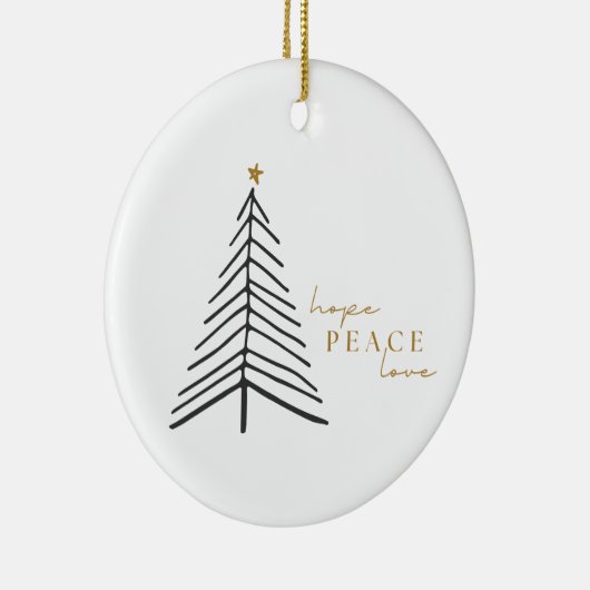 Hoffnung Liebe. Weihnachtsschmuck (Rechts)