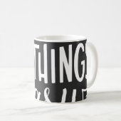Hoffnung macht alles einfach - inspirierendes Zita Kaffeetasse (VorderseiteRechts)