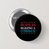 Hoffnung macht Comeback 2024 Kamala Button (Vorne & Hinten)