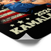 Hoffnung macht Comeback-Präsident Kamala Harris Poster (Ecke)