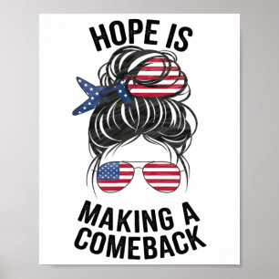 Hoffnung macht einen Comback Kamala Harris 2024 El Poster