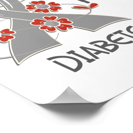 Hoffnung Materie 3 Diabetes Poster (Ecke)