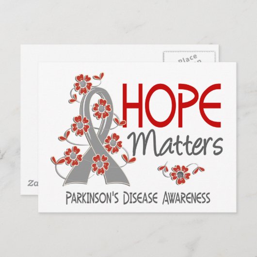 Hoffnung Matters 3 Parkinson-Krankheit Postkarte (Vorne/Hinten)