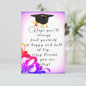 Hoffnung mit Abschluss Karte (Stehend Vorderseite)