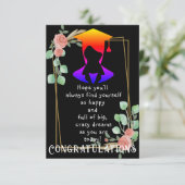 Hoffnung mit Abschluss Karte (Stehend Vorderseite)