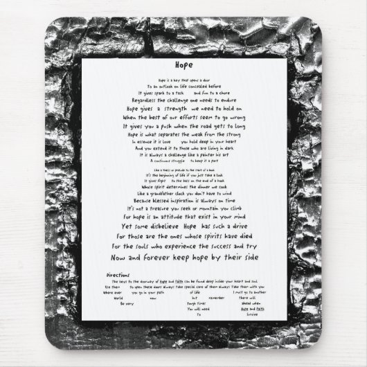 Hoffnung Mousepad (Vorne)