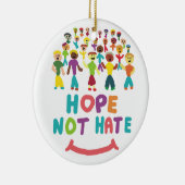 Hoffnung nicht hassen keramik ornament (Rechts)