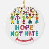 Hoffnung nicht hassen keramik ornament (Hinten)