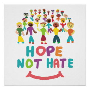 Hoffnung nicht hassen poster