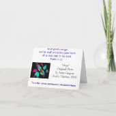 Hoffnung Notecard Karte (Rückseite)