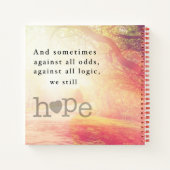 Hoffnung Notizblock (Rückseite)