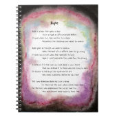 Hoffnung Notizblock (Vorderseite)