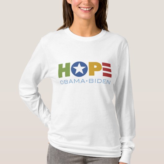 HOFFNUNG Obama Biden T-Shirt (Vorderseite)