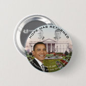 Hoffnung Obama FDR JFK hat am 20. Januar 2009 Button (Vorne & Hinten)