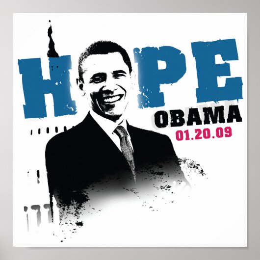 Hoffnung - Obama Poster (Vorne)
