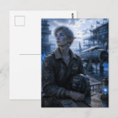 Hoffnung / Pilot / Verlassener Flughafen Postkarte (Vorne/Hinten)