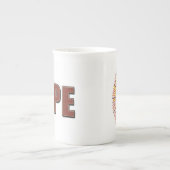 Hoffnung Porzellantasse (Vorderseite)