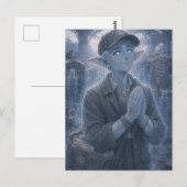 Hoffnung / Postbote / Bahnhof Postkarte (Vorne/Hinten)