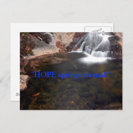 HOFFNUNG... POSTKARTE (Vorne/Hinten)