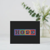 Hoffnung Postkarte (Stehend Vorderseite)
