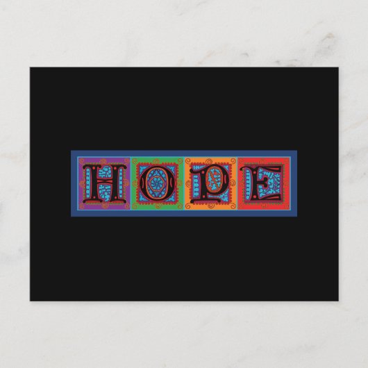 Hoffnung Postkarte (Vorderseite)
