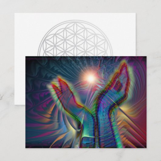 Hoffnung Postkarte (Vorne/Hinten)