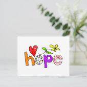 Hoffnung Postkarte (Stehend Vorderseite)