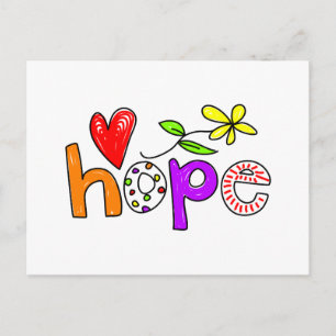 Hoffnung Postkarte