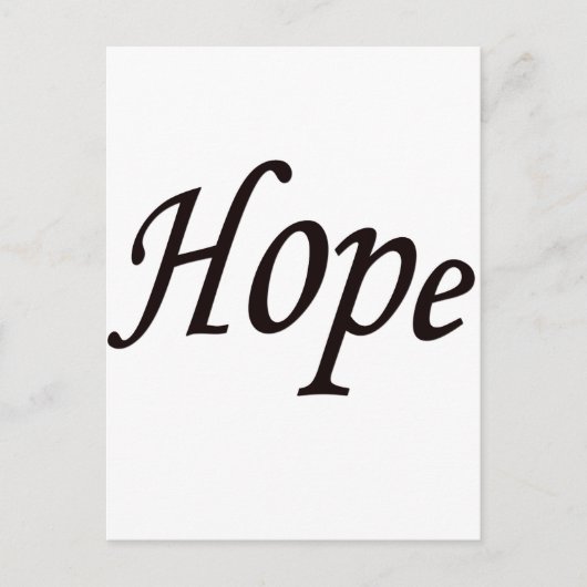 Hoffnung Postkarte (Vorderseite)