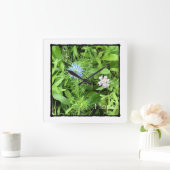 Hoffnung Quadratische Wanduhr (Zuhause)