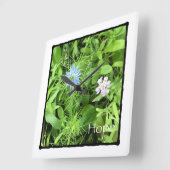 Hoffnung Quadratische Wanduhr (Winkel)