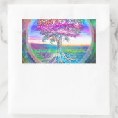 Hoffnung Rechteckiger Aufkleber (Tasche)