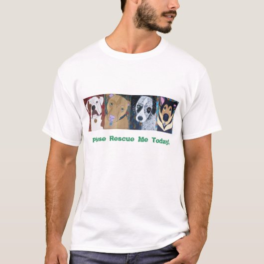 HOFFNUNG retten mich bitte heute T - Shirt (Vorderseite)