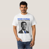 Hoffnung - Rishi Sunak T-Shirt (Vorne ganz)