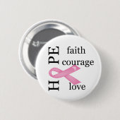 Hoffnung (rosa) button (Vorne & Hinten)