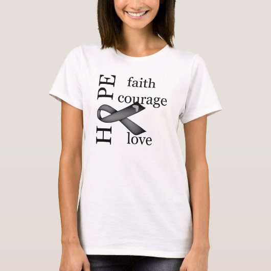 Hoffnung (schwarz) T-Shirt (Vorderseite)
