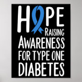 Hoffnung Sensibilisierung für Typ-1-Diabetes1 Poster (Vorne)