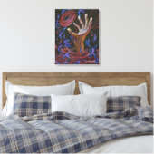 Hoffnung - Sichelzellschmerzen Bewusstsein Leinwanddruck (Insitu (Schlafzimmer))