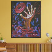 Hoffnung - Sichelzellschmerzen Bewusstsein Leinwanddruck (Insitu (Wohnzimmer))