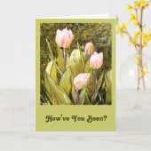 Hoffnung sind Sie Gefühl verbessern Karte (Gelbe Blume)