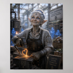 Hoffnung / Stahlarbeiter / Lebensmittel Lager Poster
